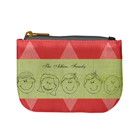 Family Coin Purse  By Brooke Front