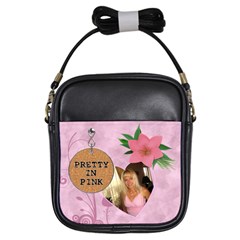 Pretty in Pink Girls Sling Bag