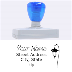 lamp post stamp - Rubber Stamp (XL)