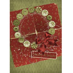 Holiday Card, wreath - Greeting Card 5  x 7 