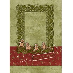 Holiday Card, Gingerbread Family - Greeting Card 5  x 7 