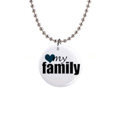 My family necklace - 1  Button Necklace