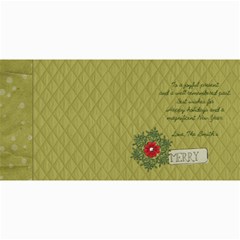 4x8 Holiday Photo Card-Snowflake, merry - 4  x 8  Photo Cards