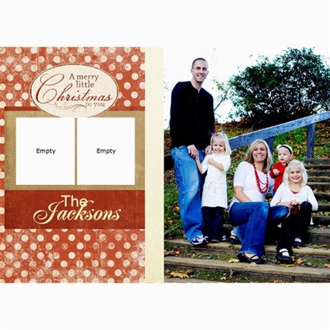 Holiday Collection 1 By April Williams 7 x5  Photo Card - 3