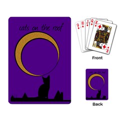 Cats on the roof -  CARDS - Playing Cards Single Design (Rectangle)