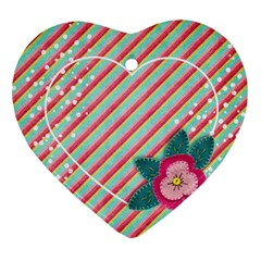 Poinsettia ornament - Ornament (Heart)