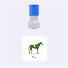 Horse - Rubber Stamp Round (Small)