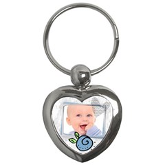 Baby blue - Key chain - Key Chain (Heart)