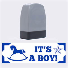 It s A Boy Rubber Stamp - Name Stamp