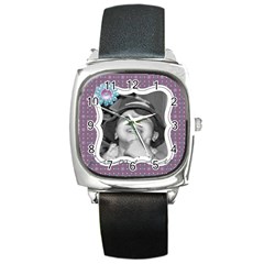 Purple Haze Watch 3 - Square Metal Watch