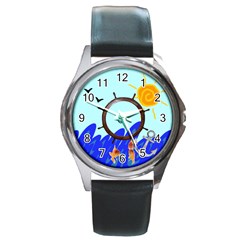 Sea - watch - Round Metal Watch