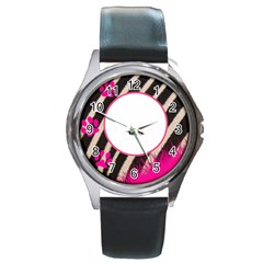 Zebra - Watch - Round Metal Watch