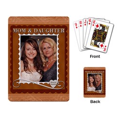 Mom & Daughter Playing Cards - Playing Cards Single Design (Rectangle)