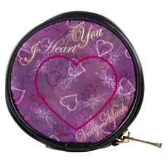 I Heart you purple - Mini Makeup Bag