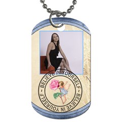 Believe in Yourself 2-Sided Dog Tag - Dog Tag (Two Sides)