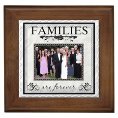 Families are Forever Framed Tile