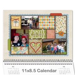 2011 Shabby Calendar - Wall Calendar 11  x 8.5  (12-Months)