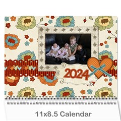 calendar 2024 - Wall Calendar 11  x 8.5  (12-Months)