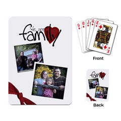 Family Playing Cards - Playing Cards Single Design (Rectangle)