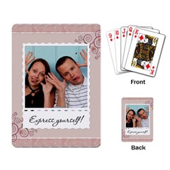 Express Yourself! Playing Cards - Playing Cards Single Design (Rectangle)