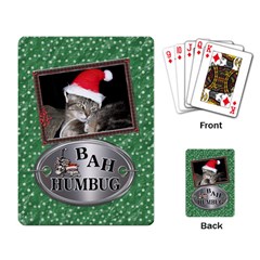Bah Humbug Playing Cards - Playing Cards Single Design (Rectangle)