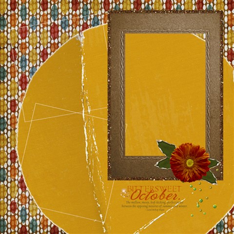 20 Fall Harvest Quick Pages By Mikki 12 x12  Scrapbook Page - 20