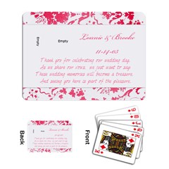 wedding favors - Playing Cards Single Design (Rectangle)