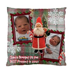Santa Brought Us the BEST Present in 2023 Pillow Case Cover - Standard Cushion Case (Two Sides)