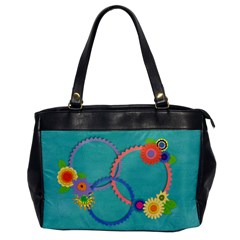 Fleurs-Oversize Office Handbag