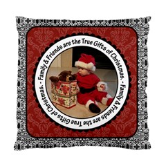 Family & Friends Christmas 2 Sided Cushion Case - Standard Cushion Case (Two Sides)