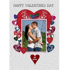 Key To My Heart Valentines Day Card - Greeting Card 5  x 7 
