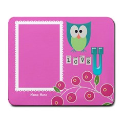 Owl You Need is Love Mouse Pad - Large Mousepad