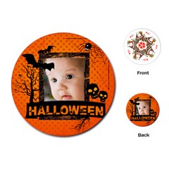 halloween - Playing Cards Single Design (Round)