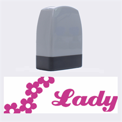 Lady - Rubber stamp - Name Stamp