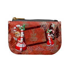 Stocking Stuffer Candy Cane My Little Angels Blonde Merry Christmas mini coin purse