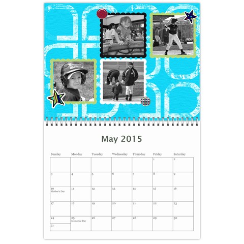 2015 Family Calendar By Martha Meier May 2015