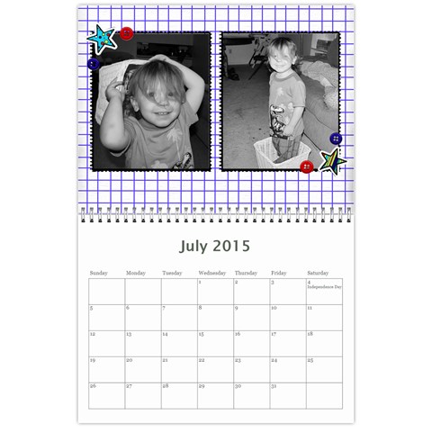 2015 Family Calendar By Martha Meier Jul 2015