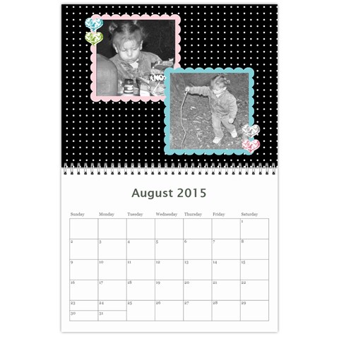 2015 Family Calendar By Martha Meier Aug 2015
