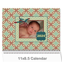 2024 Airplane 12 Month Calendar - Wall Calendar 11  x 8.5  (12-Months)