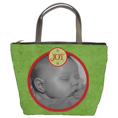 Joy Green Bucket Bag