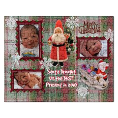 Santa Brought Us the BEST Present in 2010 Jigsaw Puzzle - Jigsaw Puzzle (Rectangular)