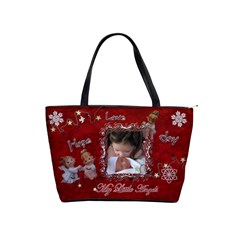 My Little Angels I Love Christmas red classic shoulder bag 2 sides  - Classic Shoulder Handbag