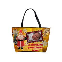 Santa Brought Me the BEST Present in 2010 My Little Angels gold Purse - Classic Shoulder Handbag