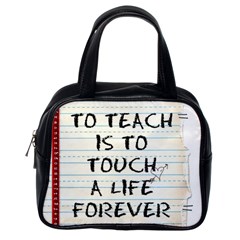 TEACHER BAG 2 - Classic Handbag (One Side)