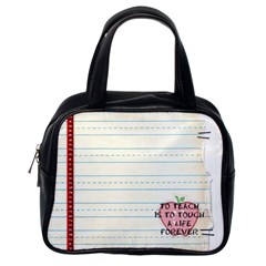 TEACHER BAG 3 - Classic Handbag (One Side)