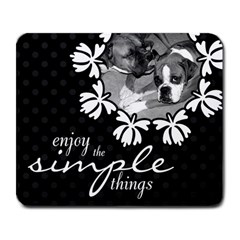 Enjoy The Simple Things Mouse Pad - Large Mousepad