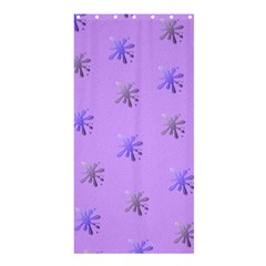 Splash - purple shower curtain - Shower Curtain 36  x 72  (Stall)