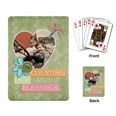 counting blessings playing cards - Playing Cards Single Design (Rectangle)