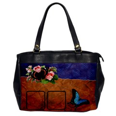 Butterflies BAG one side - Oversize Office Handbag