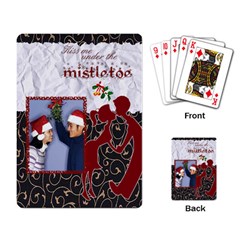 Kiss me under the mistletoe - Playing cards - Playing Cards Single Design (Rectangle)